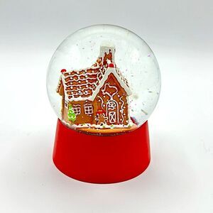 Cowboy Gingerbread House Snow Globe